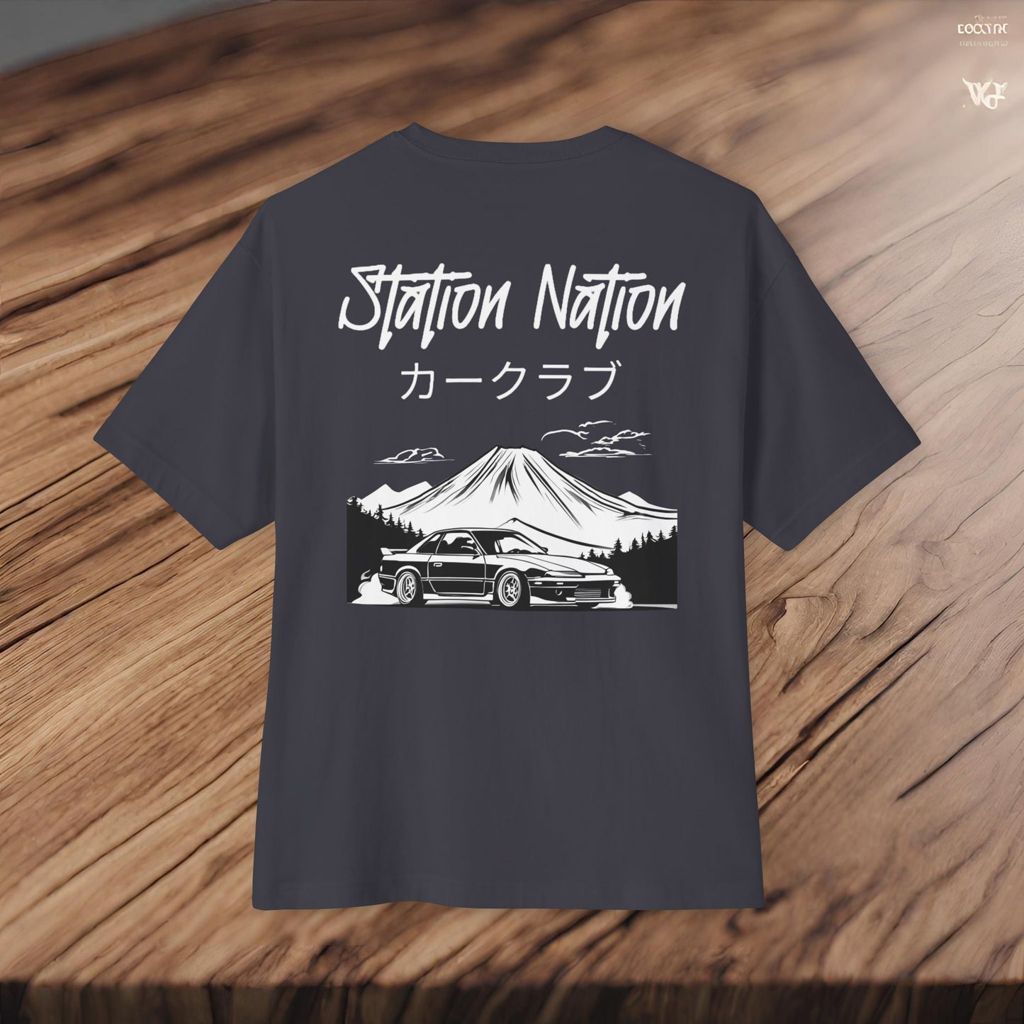 Station Nation-Premium, Ultra Soft Unisex Oversized Boxy Tee