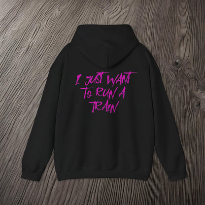 I Just Want To Run A Train-Ultra Soft, Premium Hoodie