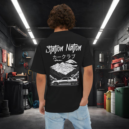 Station Nation-Premium, Ultra Soft Unisex Oversized Boxy Tee