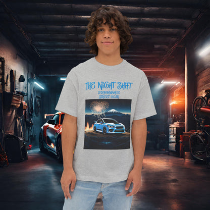 Subaru WRX/STI Fireworks In The Mountains - Premium, Ultra Soft Unisex Oversized Boxy Tee