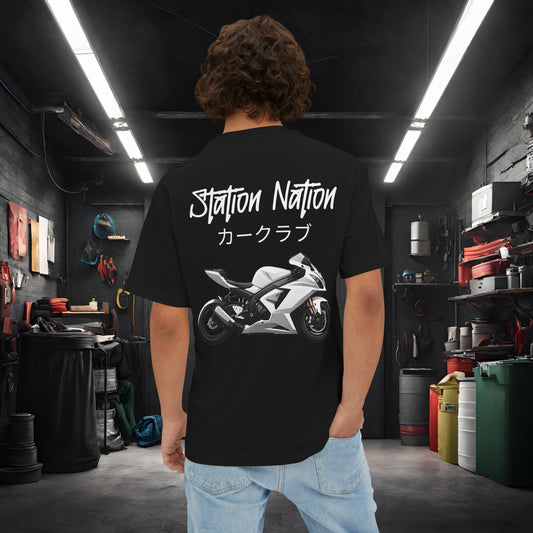 Station Nation-Premium, Ultra Soft Unisex Oversized Boxy Tee