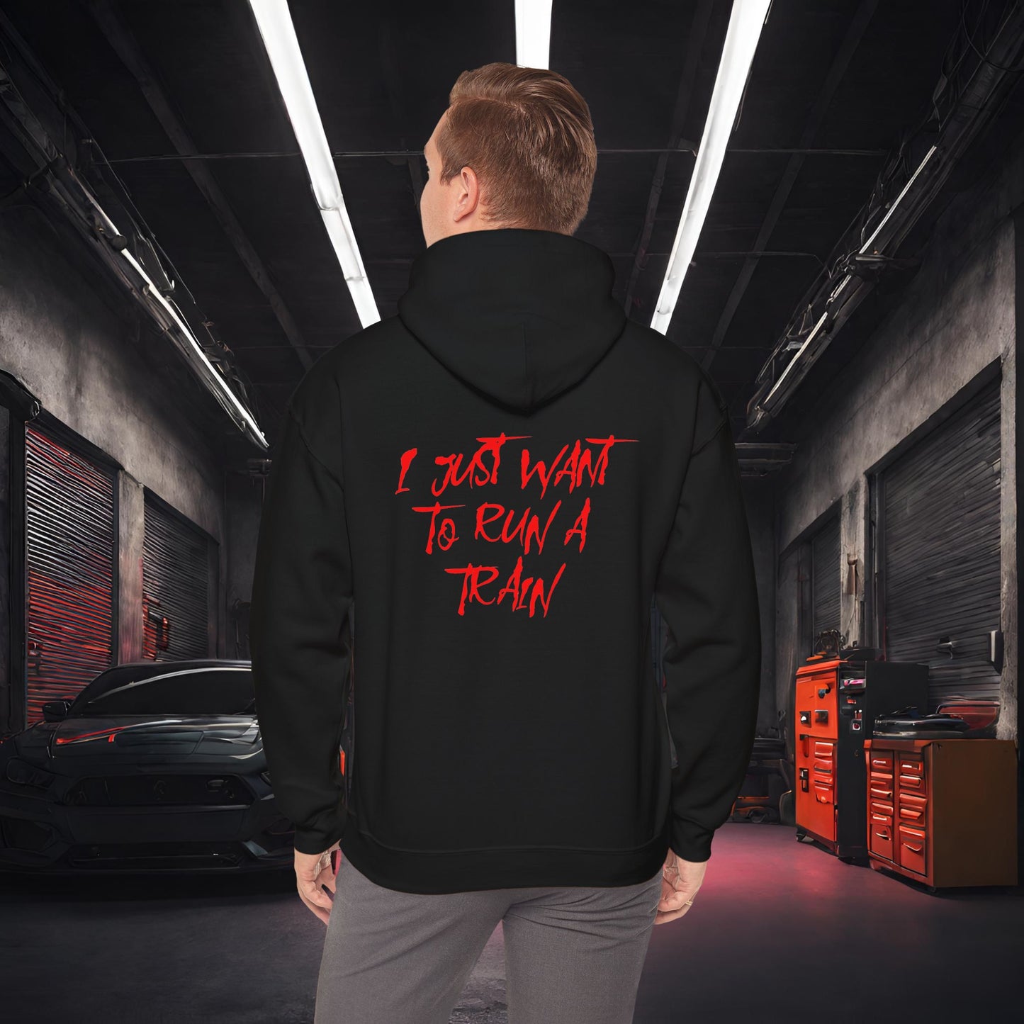 I Just Want To Run A Train-Ultra Soft, Premium Hoodie