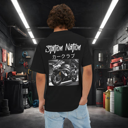 Station Nation-Premium, Ultra Soft Unisex Oversized Boxy Tee