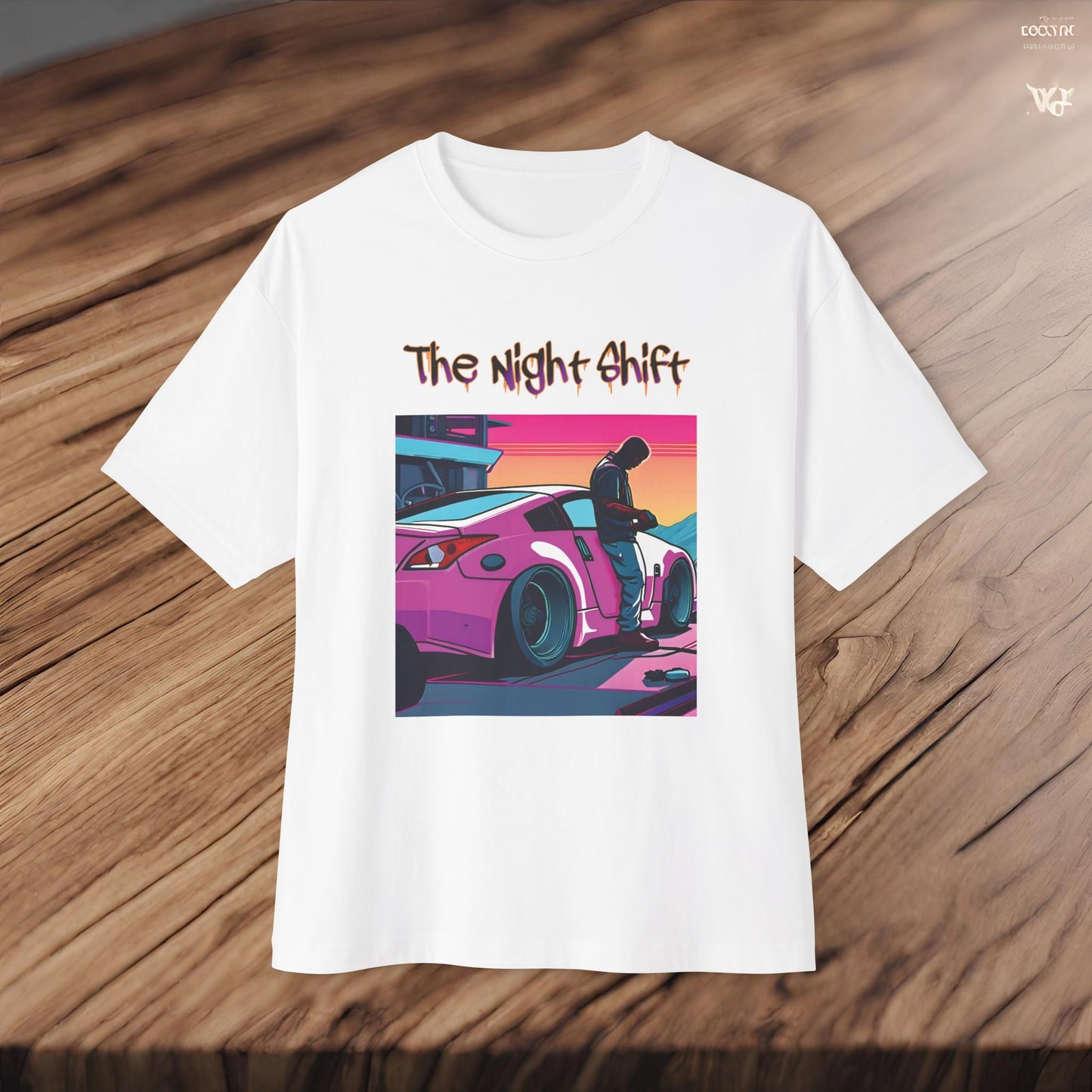 Nissan 370z Synthwave-Premium, Ultra Soft Unisex Oversized Boxy Tee