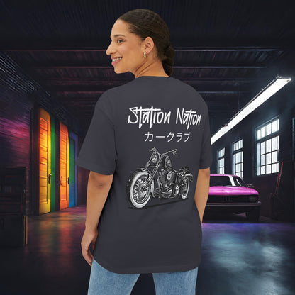 Station Nation-Premium, Ultra Soft Unisex Oversized Boxy Tee