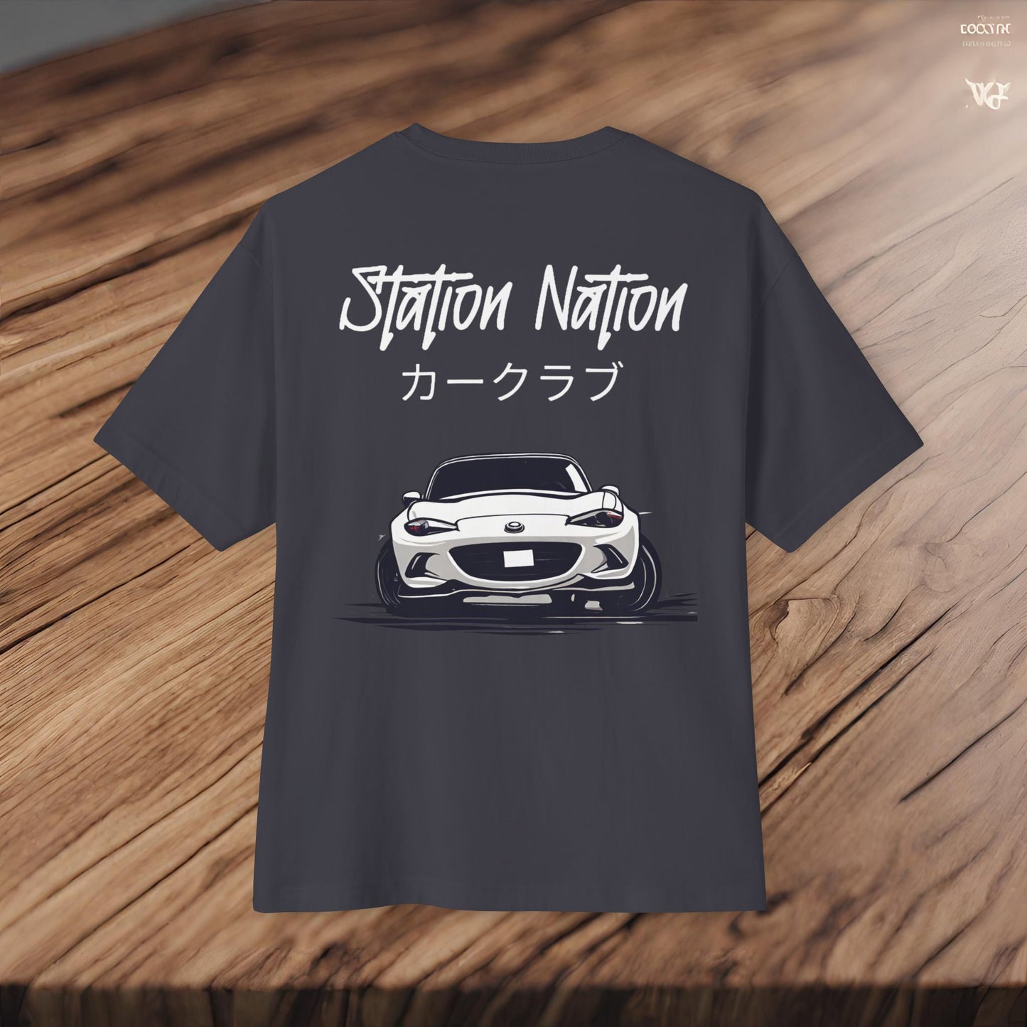 Station Nation-Premium, Ultra Soft Unisex Oversized Boxy Tee