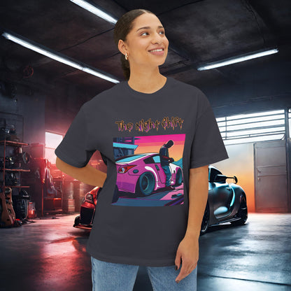 Nissan 370z Synthwave-Premium, Ultra Soft Unisex Oversized Boxy Tee