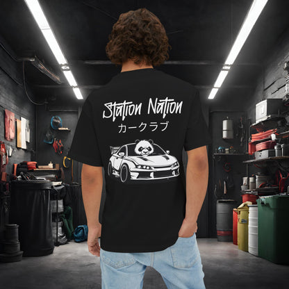 Station Nation-Premium, Ultra Soft Unisex Oversized Boxy Tee