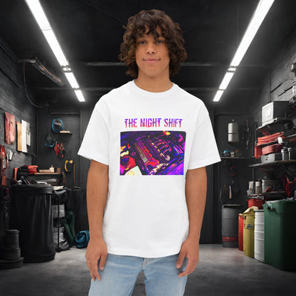 S50B32 Synthwave-Premium, Ultra Soft Unisex Oversized Boxy Tee