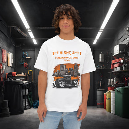 1930's Hot Rod Pick Up Urban Streets-Premium, Ultra Soft Unisex Oversized Boxy Tee