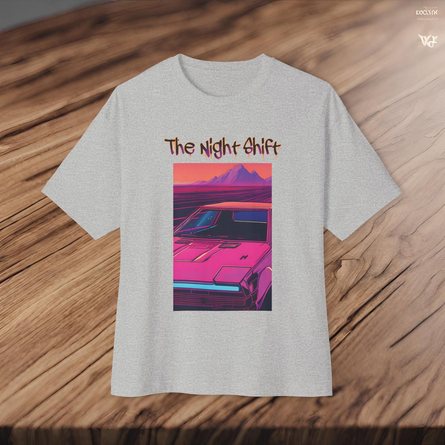 Nostalgic Synthwave-Premium, Ultra Soft Unisex Oversized Boxy Tee