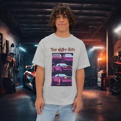 Time Warp-Premium, Ultra Soft Synthwave Unisex Oversized Boxy Tee