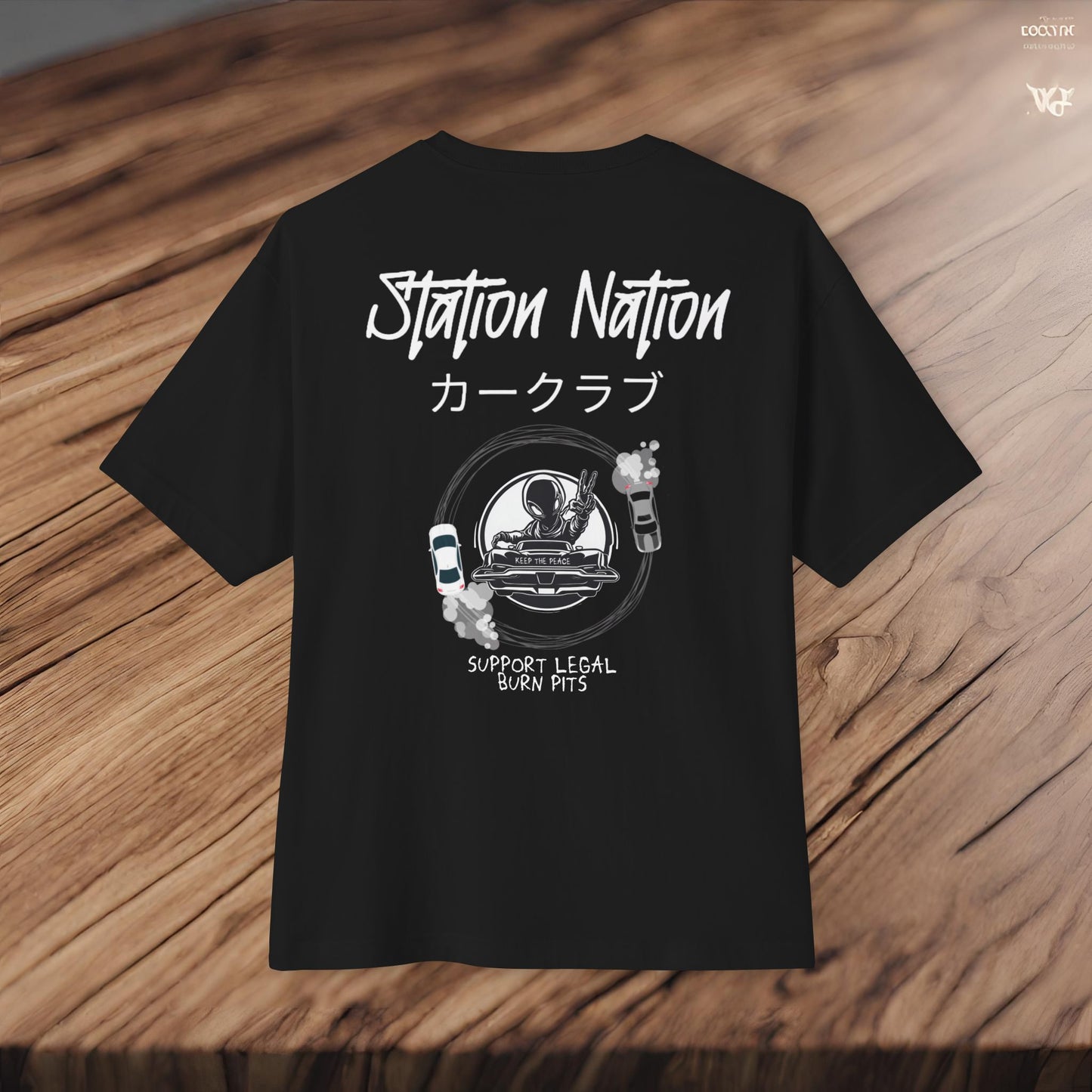 Station Nation-Premium, Ultra Soft Unisex Oversized Boxy Tee