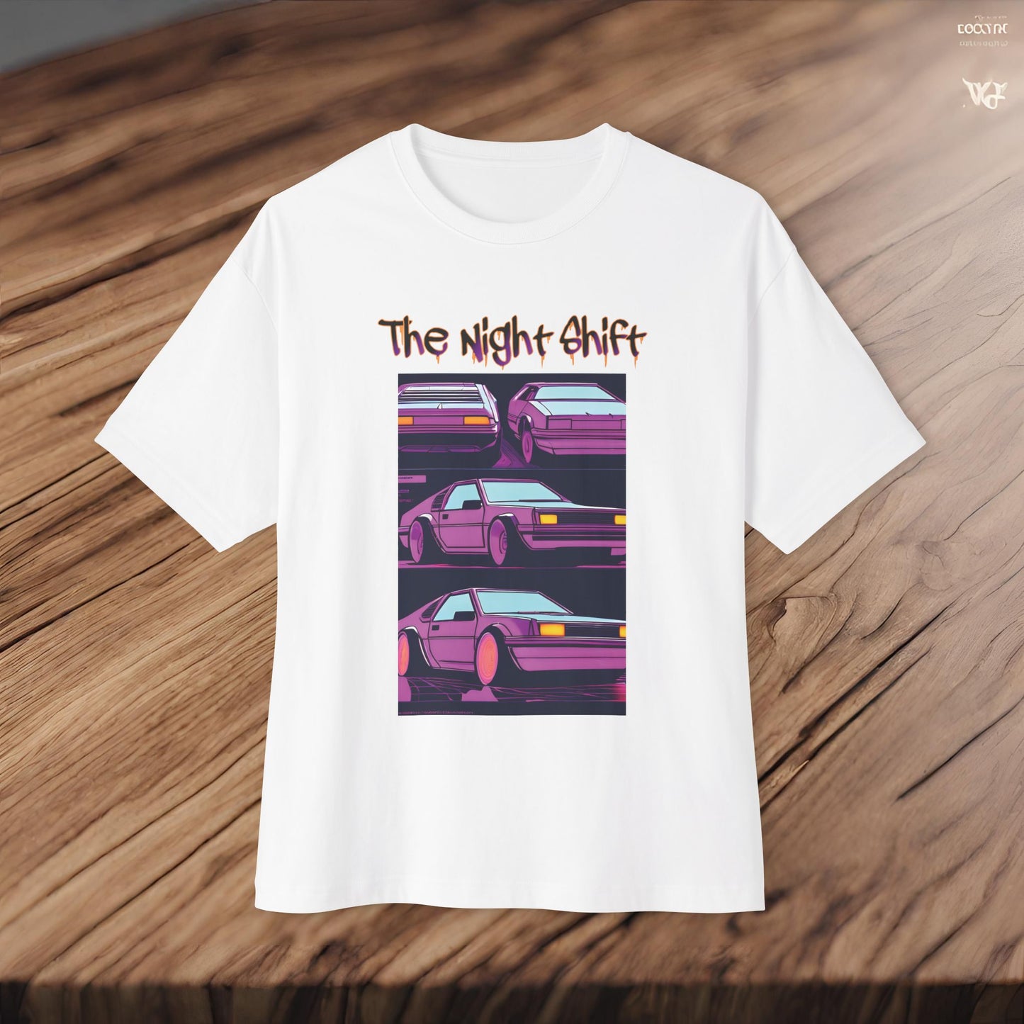 Time Warp-Premium, Ultra Soft Synthwave Unisex Oversized Boxy Tee