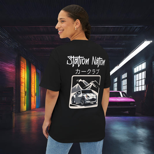 Station Nation-Premium, Ultra Soft Unisex Oversized Boxy Tee