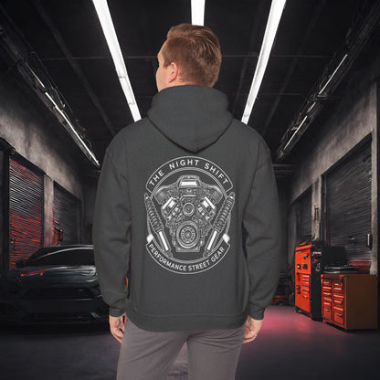 The Night Shift Performance Engine-Ultra Soft, Premium Hoodie