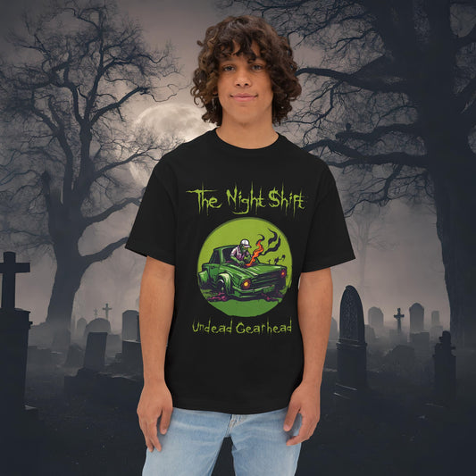 Undead Gearhead Zombie-Premium, Ultra Soft Unisex Oversized Boxy Tee