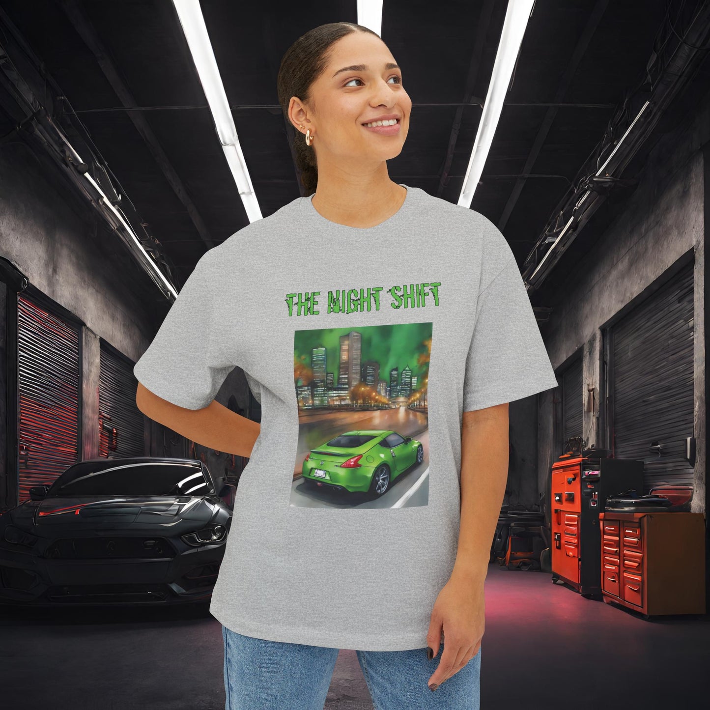 Nissan 370z-Premium, Ultra Soft Unisex Oversized Boxy Tee