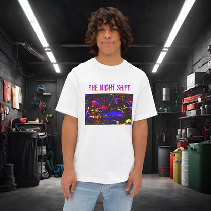 EJ257 Synthwave-Premium, Ultra Soft Unisex Oversized Boxy Tee