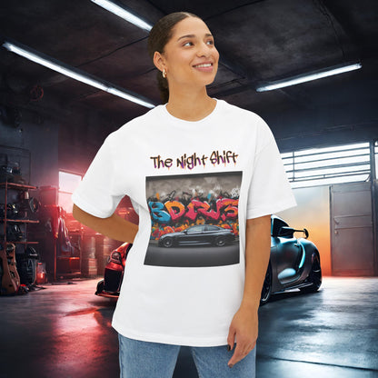 BMW M4 Graffiti-Premium, Ultra Soft Unisex Oversized Boxy Tee