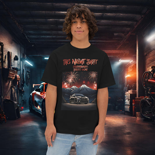 Subaru WRX/STI Fireworks In The Mountains-Premium, Ultra Soft Unisex Oversized Boxy Tee