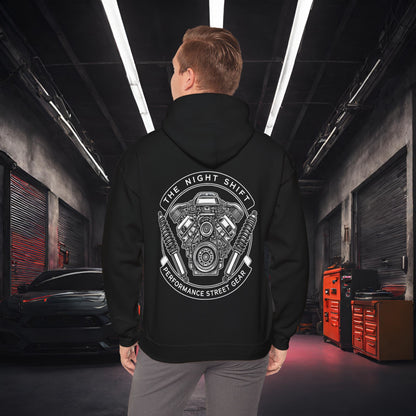 The Night Shift Performance Engine-Ultra Soft, Premium Hoodie