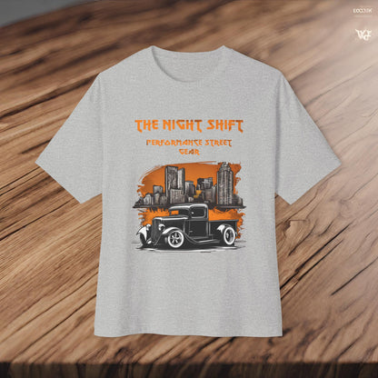 1930's Hot Rod Pick Up Urban Streets-Premium, Ultra Soft Unisex Oversized Boxy Tee