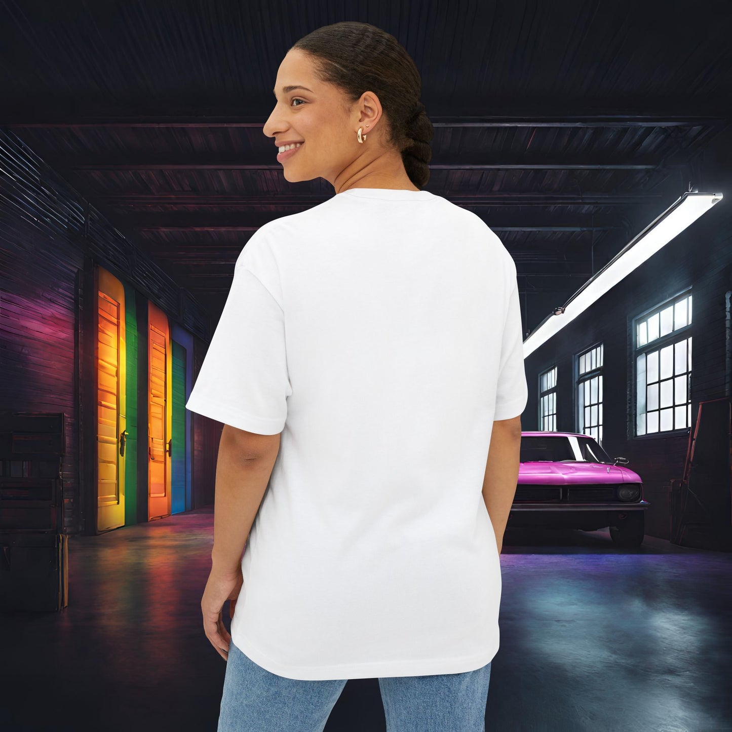 Nissan 240sx Graffiti-Premium, Ultra Soft Unisex Oversized Boxy Tee