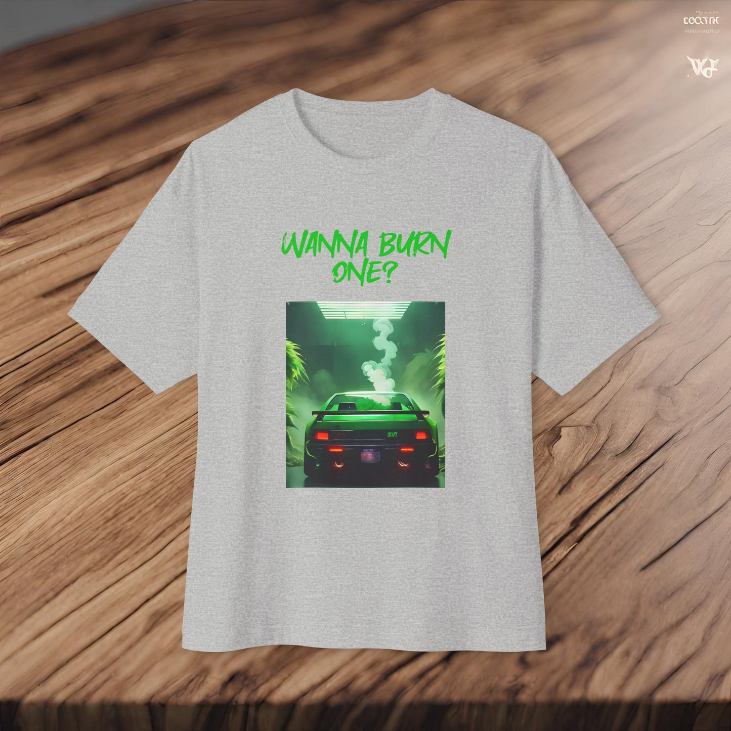 Wanna Burn One-Premium, Ultra Soft Unisex Oversized Boxy Tee