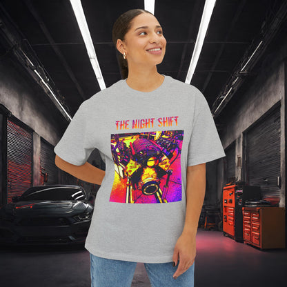 LS-X Synthwave-Premium, Ultra Soft Unisex Oversized Boxy Tee