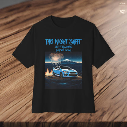 Subaru WRX/STI Fireworks In The Mountains - Premium, Ultra Soft Unisex Oversized Boxy Tee