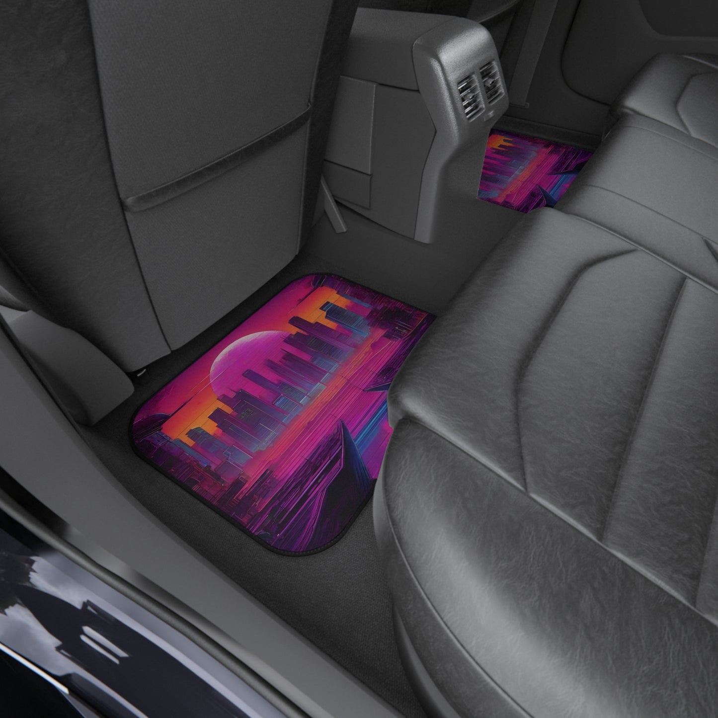 Sunset Synthwave-Premium, High Quality Car Floor Mats (Set of 4)