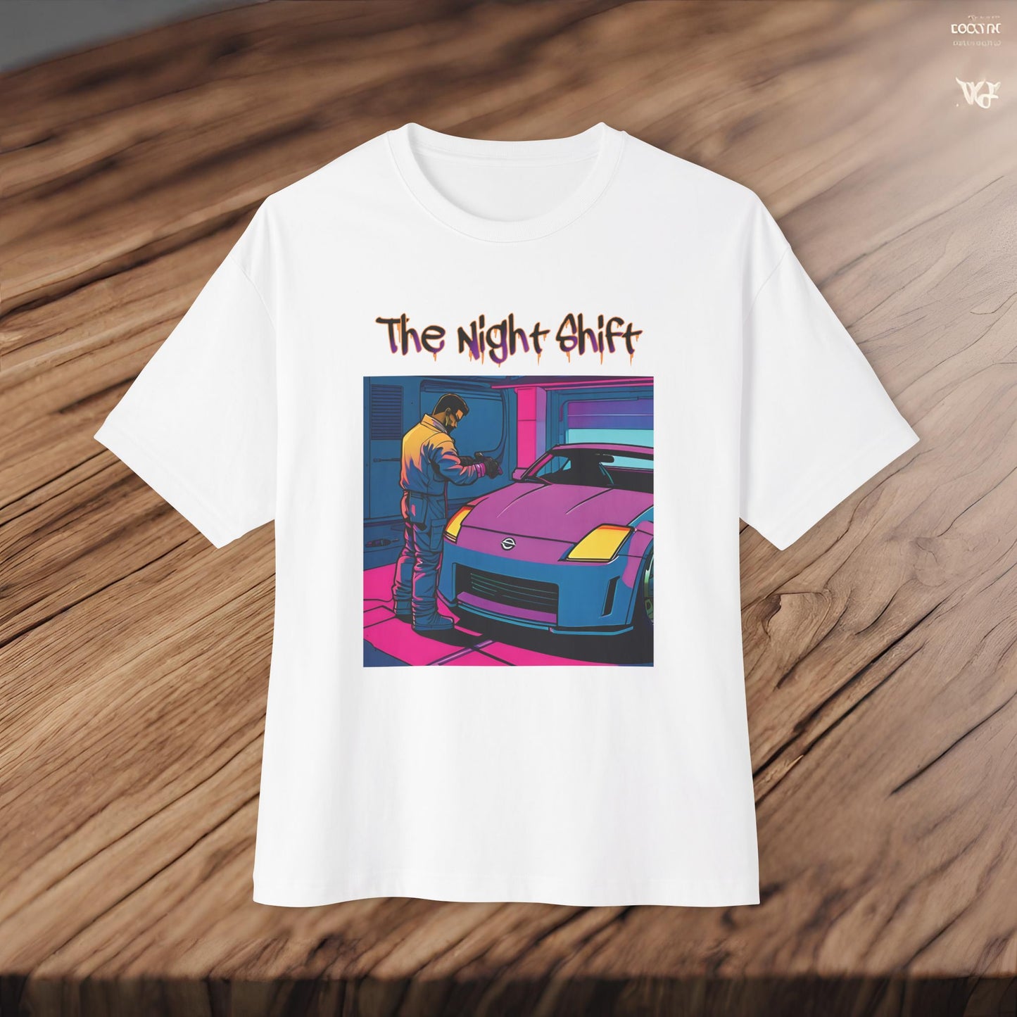 Nissan 350z Garage Queen Synthwave-Premium, Ultra Soft Unisex Oversized Boxy Tee