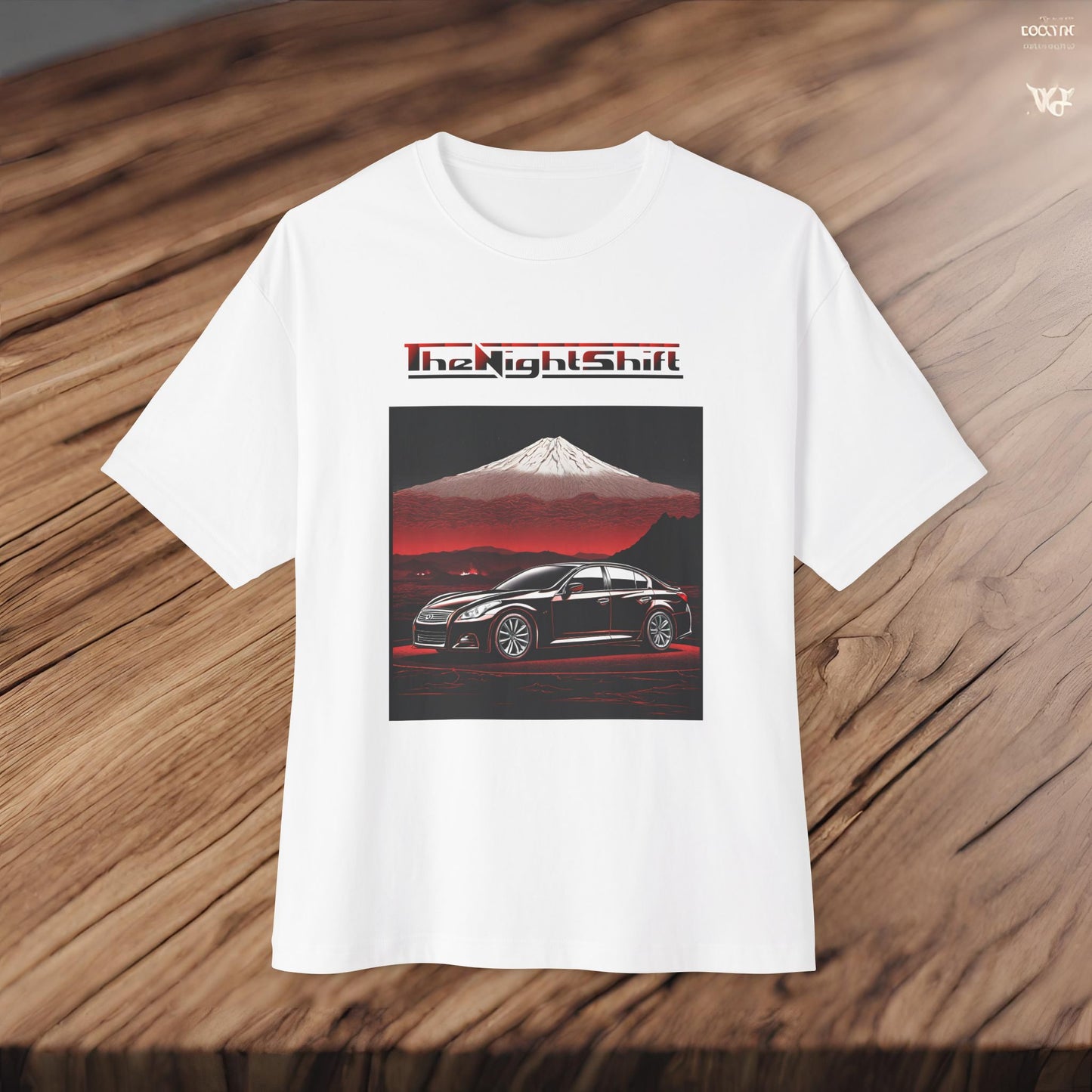 Infiniti G37 Sedan Mt Fuji-Premium, Ultra Soft, Unisex Oversized Boxy Tee