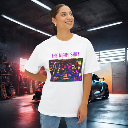 S50B32 Synthwave-Premium, Ultra Soft Unisex Oversized Boxy Tee