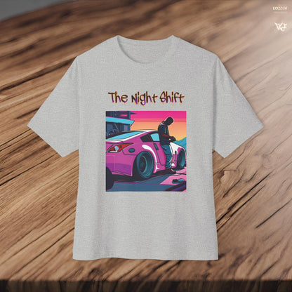 Nissan 370z Synthwave-Premium, Ultra Soft Unisex Oversized Boxy Tee