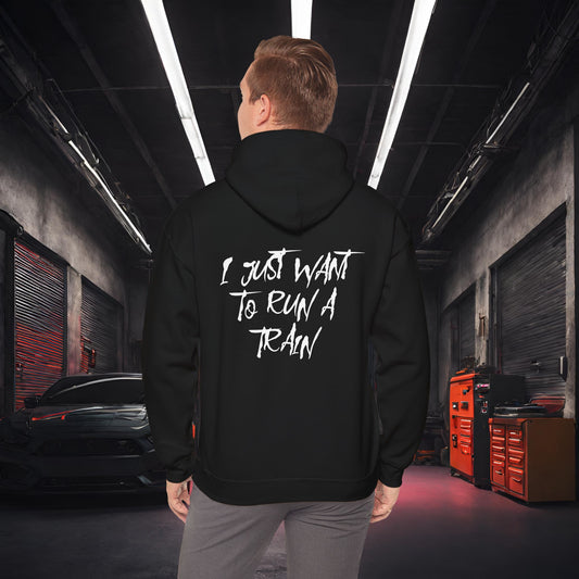 I Just Want To Run A Train-Ultra Soft, Premium Hoodie