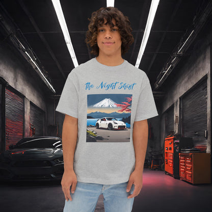 Nissan 370 Mt Fuji-Premium, Ultra Soft, Unisex Oversized Boxy Tee