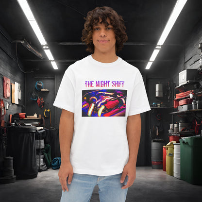 EJ257 Synthwave-Premium, Ultra Soft Unisex Oversized Boxy Tee