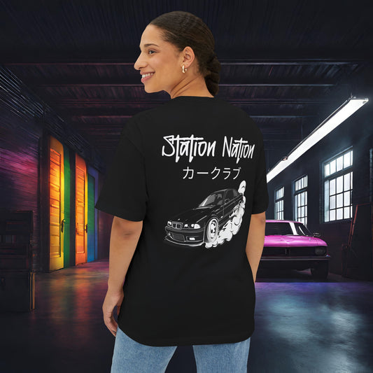 Station Nation-Premium, Ultra Soft Unisex Oversized Boxy Tee