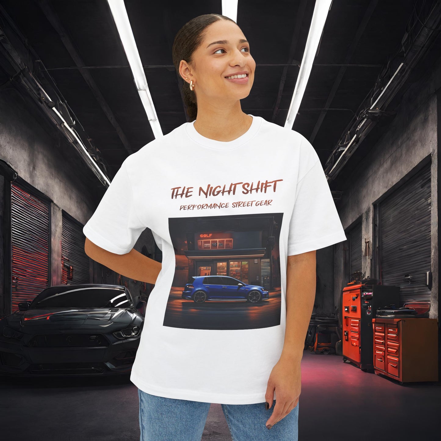 Volkswagen Golf R- Premium, Ultra Soft Unisex Oversized Boxy Tee