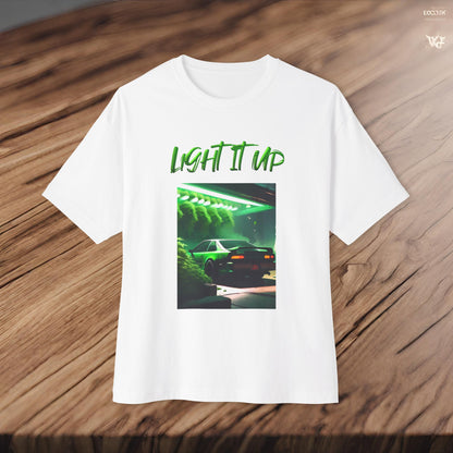 Light It Up-Premium, Ultra Soft Unisex Oversized Boxy Tee