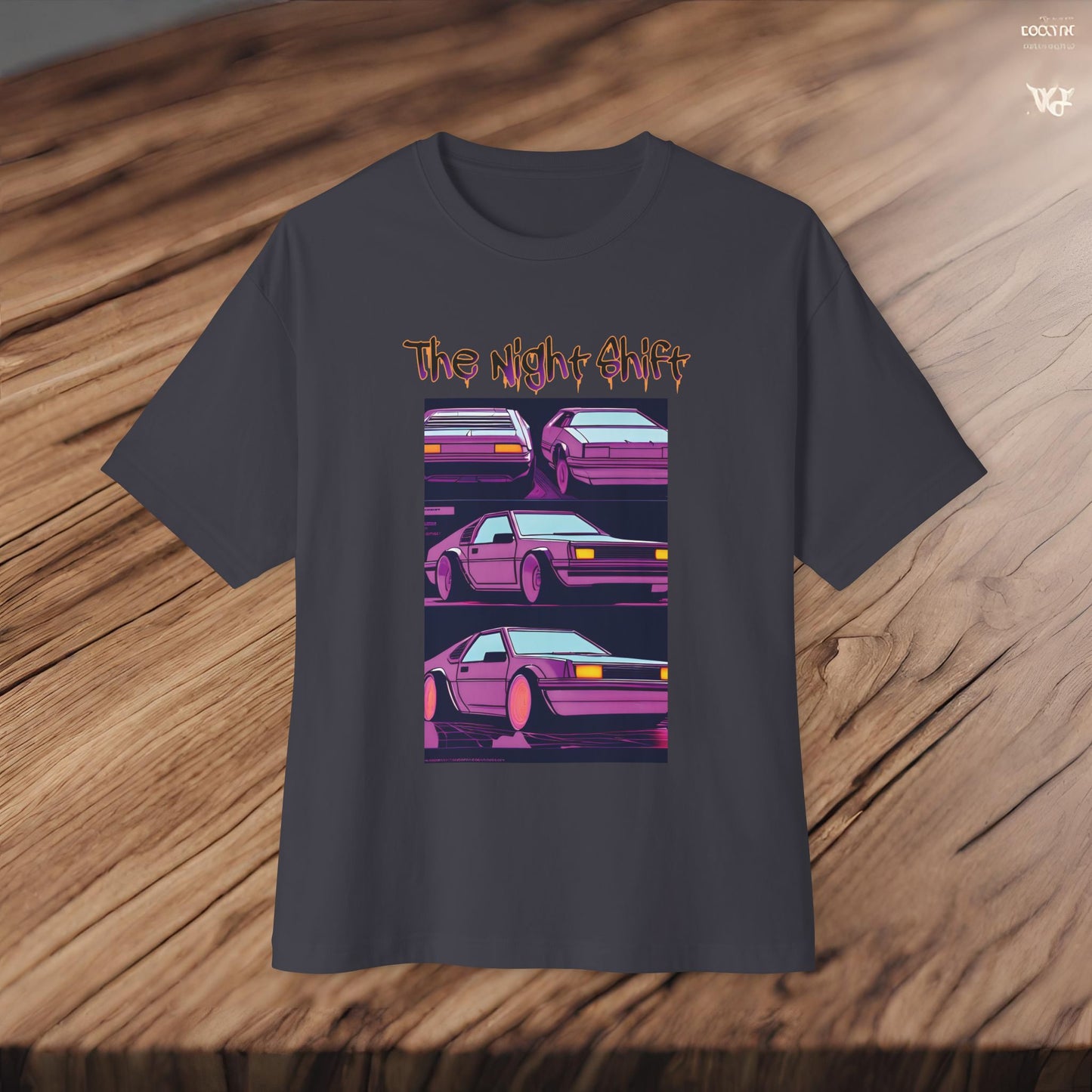 Time Warp-Premium, Ultra Soft Synthwave Unisex Oversized Boxy Tee