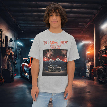 Subaru WRX/STI Fireworks In The Mountains-Premium, Ultra Soft Unisex Oversized Boxy Tee