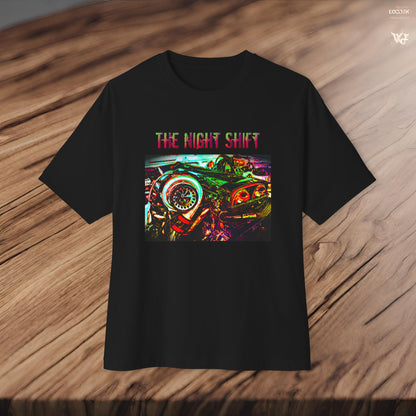 2JZ-GTE Single Turbo Synthwave-Premium, Ultra Soft Unisex Oversized Boxy Tee