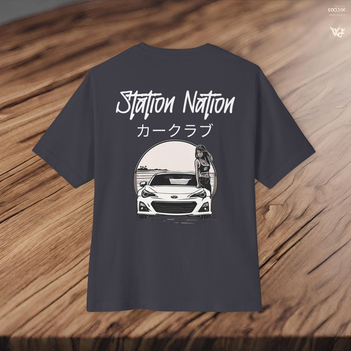 Station Nation-Premium, Ultra Soft Unisex Oversized Boxy Tee