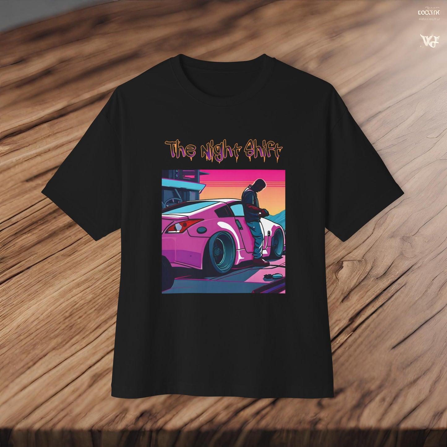 Nissan 370z Synthwave-Premium, Ultra Soft Unisex Oversized Boxy Tee