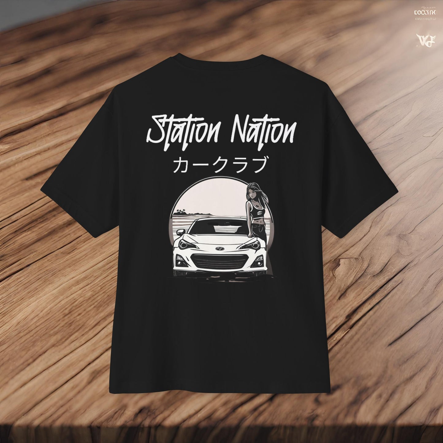 Station Nation-Premium, Ultra Soft Unisex Oversized Boxy Tee