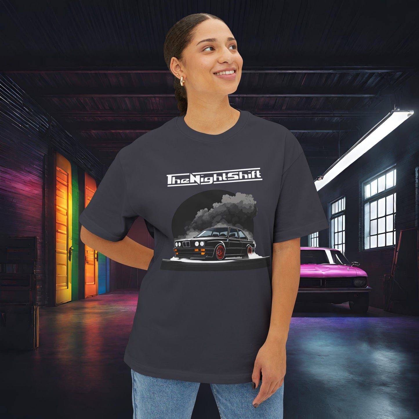 BMW E36-Premium, Ultra Soft, Unisex Oversized Boxy Tee