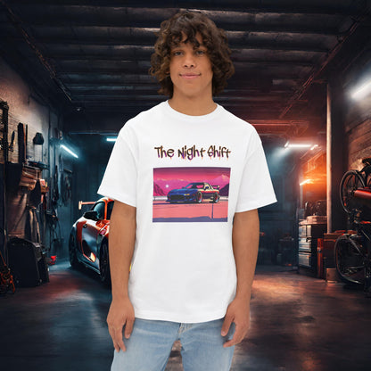 Mazda RX7 Synthwave-Premium, Ultra Soft Unisex Oversized Boxy Tee